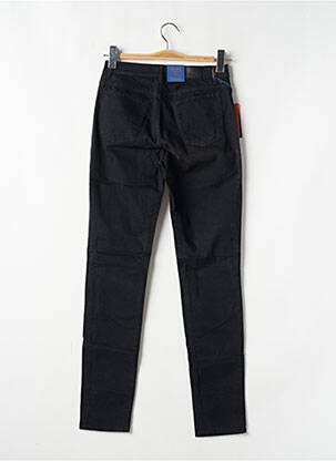 Jeans coupe slim stretch taille haute noir TRUSSARDI JEANS femme