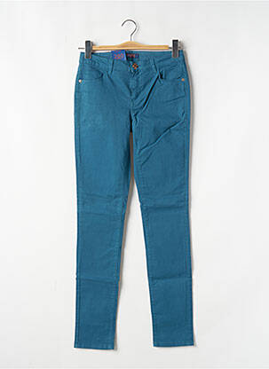 Pantalon slim taille basse taille basse bleu TRUSSARDI JEANS femme