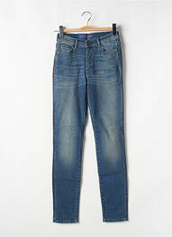 Jeans coupe slim stretch taille haute bleu TRUSSARDI JEANS femme