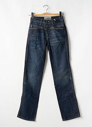 Jeans coupe droite taille haute taille haute bleu CLOSED femme