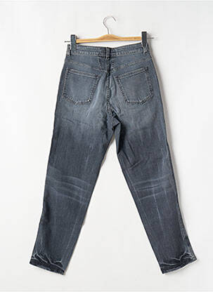 Jeans coupe slim effet usé délavé taille haute bleu CLOSED femme