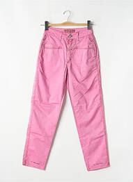 Pantalon slim taille élastique rose CLOSED femme