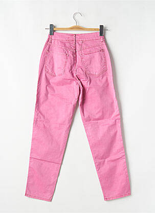 Pantalon slim taille élastique rose CLOSED femme