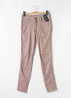Jeans coupe slim stretch taille normale rose CLOSED femme