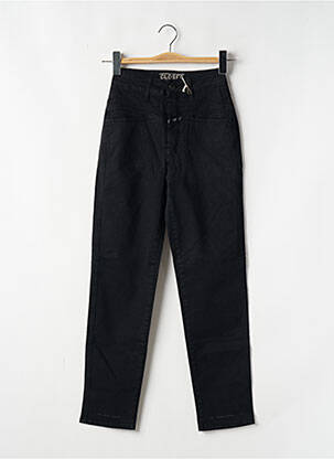 Jeans coupe slim poches taille haute noir CLOSED femme