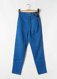 Jeans coupe slim stretch taille haute bleu CLOSED femme