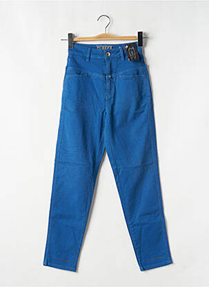 Jeans coupe slim stretch taille haute bleu CLOSED femme
