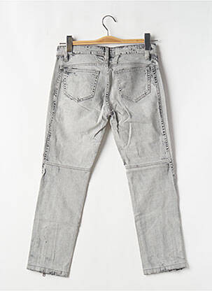 Jeans coupe slim stretch taille basse gris CLOSED femme