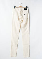 Jeans coupe slim beige ARMANI pour femme seconde vue