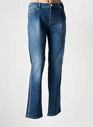 Jeans coupe slim bleu TRUSSARDI JEANS pour femme