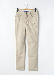 Pantalon slim beige TRUSSARDI JEANS pour femme seconde vue