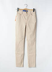 Pantalon slim beige TRUSSARDI JEANS pour femme seconde vue