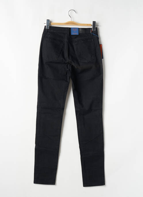 Jeans coupe slim stretch taille haute noir TRUSSARDI JEANS femme