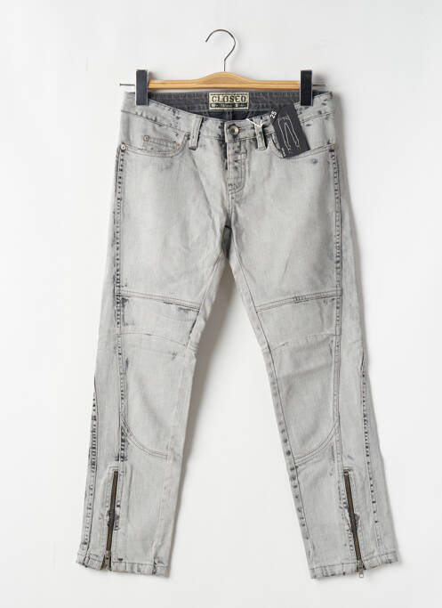 Jeans coupe slim taille basse taille basse gris CLOSED femme