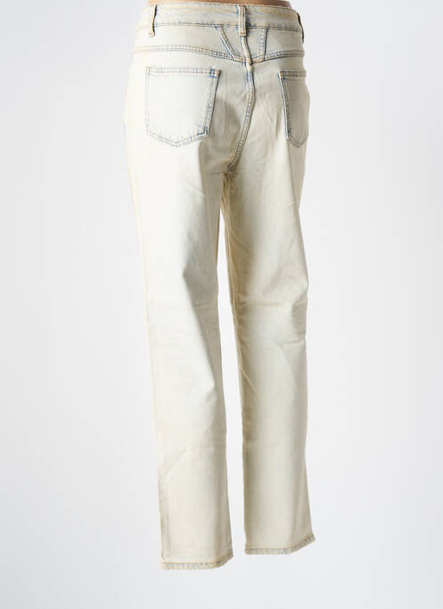 Jeans coupe droite beige CLOSED pour femme