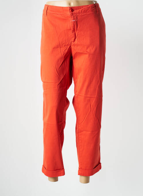 Jeans coupe droite orange CLOSED pour femme