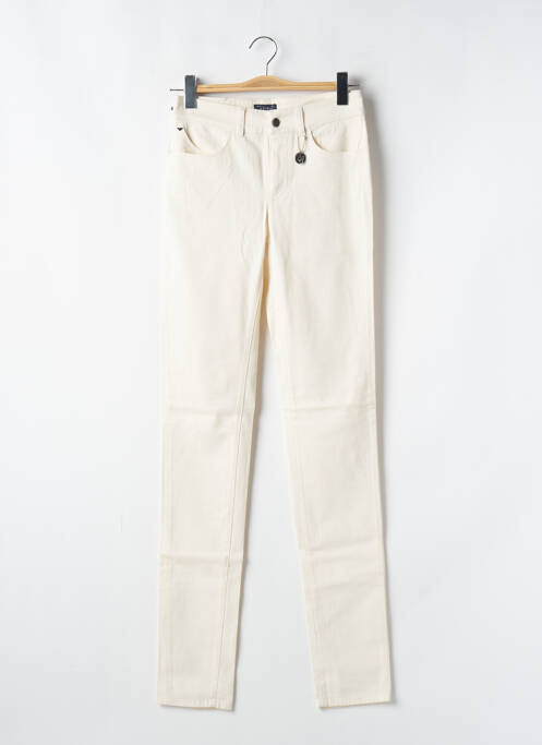 Jeans coupe slim beige ARMANI pour femme