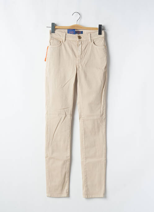 Pantalon slim beige TRUSSARDI JEANS pour femme