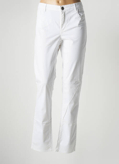 Pantalon slim blanc TRUSSARDI JEANS pour femme