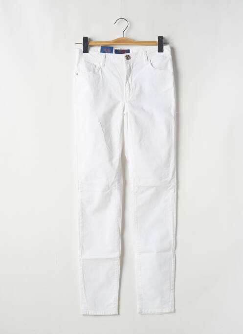 Pantalon slim blanc TRUSSARDI JEANS pour femme