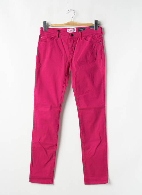 Pantalon slim rose ARMANI pour femme