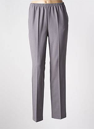 Pantalon slim taille haute taille haute gris BRANDTEX femme