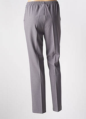 Pantalon slim taille haute taille haute gris BRANDTEX femme