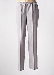 Pantalon slim taille élastique taille normale gris BRANDTEX femme