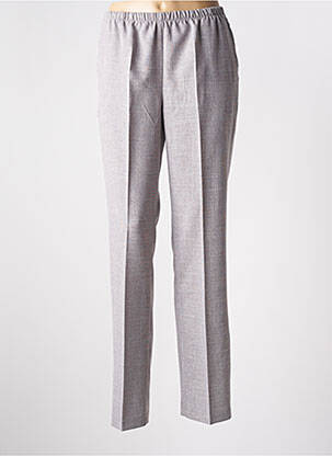 Pantalon slim taille élastique taille normale gris BRANDTEX femme