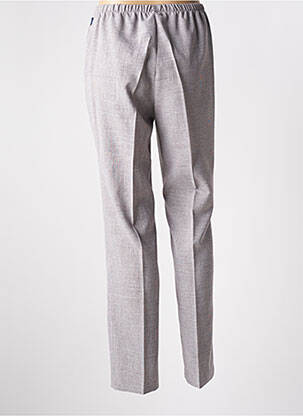 Pantalon slim taille élastique taille normale gris BRANDTEX femme