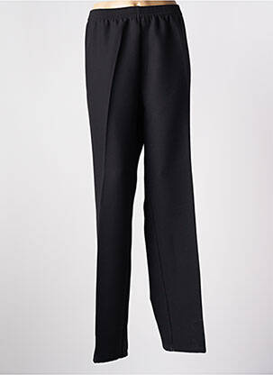 Pantalon droit taille élastique taille normale noir PIERRE D'ARLANC femme