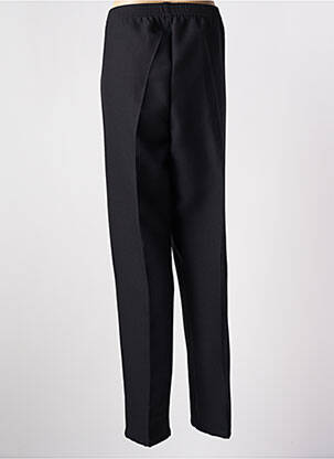 Pantalon droit taille élastique taille normale noir PIERRE D'ARLANC femme