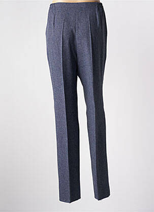 Pantalon slim taille haute taille haute bleu GEVANA femme