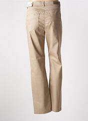 Jeans coupe slim beige BRANDTEX pour femme seconde vue
