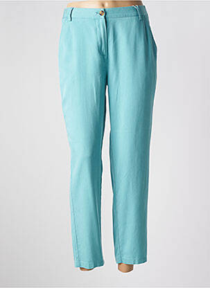 Pantalon chino bleu C'EST BEAU LA VIE pour femme