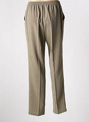 Pantalon droit vert BRANDTEX pour femme seconde vue