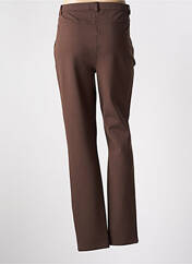 Pantalon slim marron BRANDTEX pour femme seconde vue