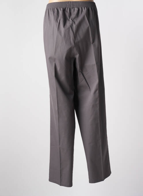 Pantalon droit gris PIERRE D'ARLANC pour femme