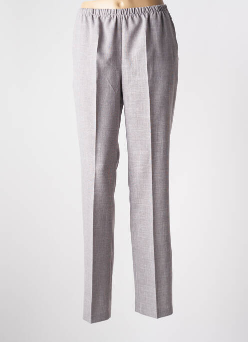 Pantalon slim gris BRANDTEX pour femme
