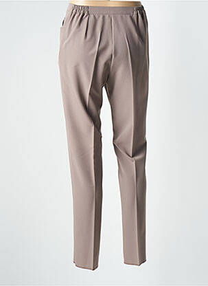 Pantalon slim poches taille haute marron GRIFFON femme