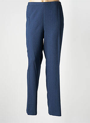 Pantalon slim taille élastique taille normale bleu GUY DUBOUIS femme