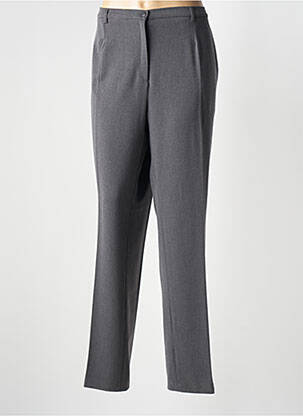 Pantalon droit taille haute taille haute gris GUY DUBOUIS femme