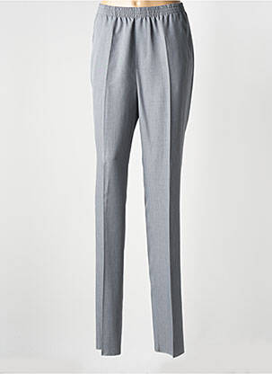 Pantalon slim taille haute taille haute gris LUIGI MORINI femme