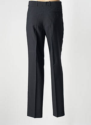 Pantalon droit tissage crêpe taille haute noir LUCAN femme