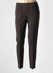 Pantalon droit marron GEVANA pour femme seconde vue