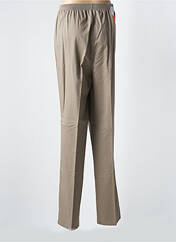 Pantalon droit marron LUIGI MORINI pour femme seconde vue