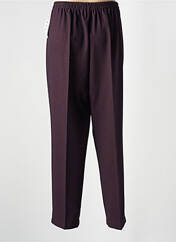 Pantalon droit rouge GEVANA pour femme seconde vue