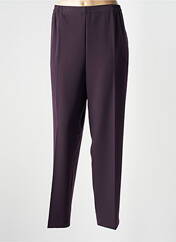 Pantalon droit violet GEVANA pour femme seconde vue