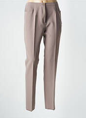 Pantalon slim marron GRIFFON pour femme seconde vue