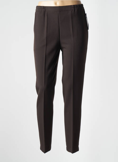 Pantalon droit marron GEVANA pour femme